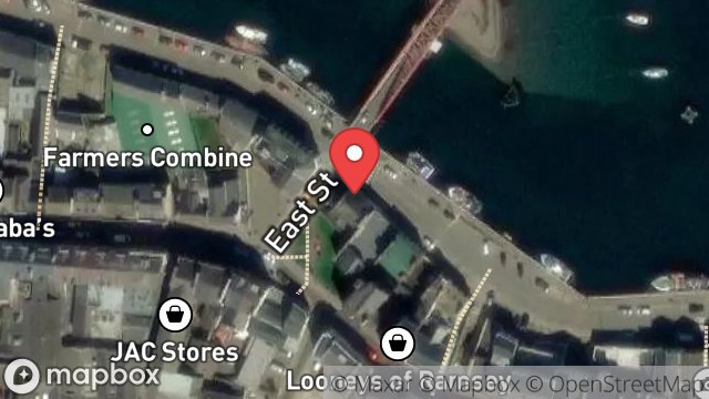 Map showing ISLE OF MAN BREWERIES, STANLEY HOTEL, WEST QUAY, RAMSEY, ISLE OF MAN, IM8 1DW