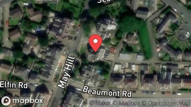 Map showing BALI HAI, MAY HILL, RAMSEY, ISLE OF MAN, IM8 2HG