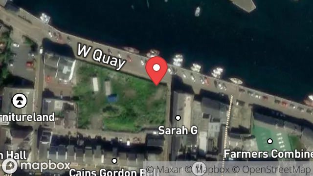 Map showing WAREHOUSE OFFICE & SHOWROOM, 26A, WEST QUAY, RAMSEY, ISLE OF MAN, IM8 1DG