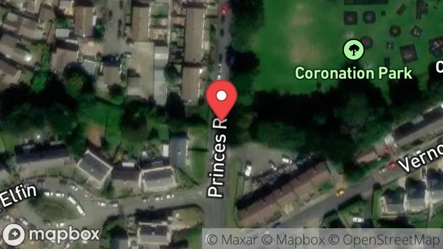 Map showing STREET RECORD, C275, RAMSEY, ISLE OF MAN, IM8 2EX