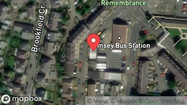 Map showing 19, WESTBOURNE ROAD, RAMSEY, ISLE OF MAN, IM8 2ER