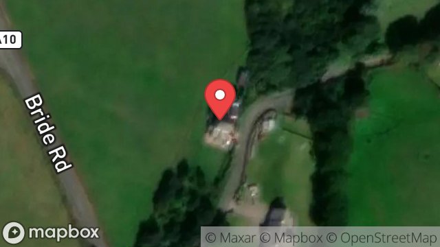 Map showing KIONLOUGH HOUSE, KIONLOUGH LANE, BRIDE, ISLE OF MAN, IM7 4AG