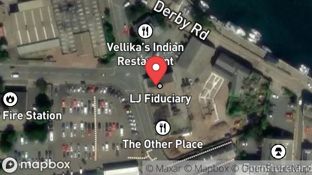 Map showing COMMERCE HOUSE, 1, BOWRING ROAD, RAMSEY, ISLE OF MAN, IM8 2LQ