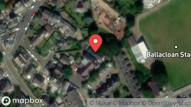 Map showing OLD SNOOKER HALL, NORTH SHORE ROAD, RAMSEY, ISLE OF MAN, IM8 3DQ
