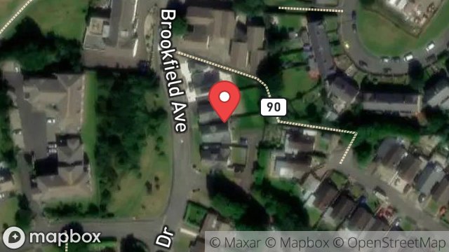 Map showing LAND ADJACENT TO, BROOKFIELD COURT, BROOKFIELD AVENUE, RAMSEY, ISLE OF MAN, IM8 2AP