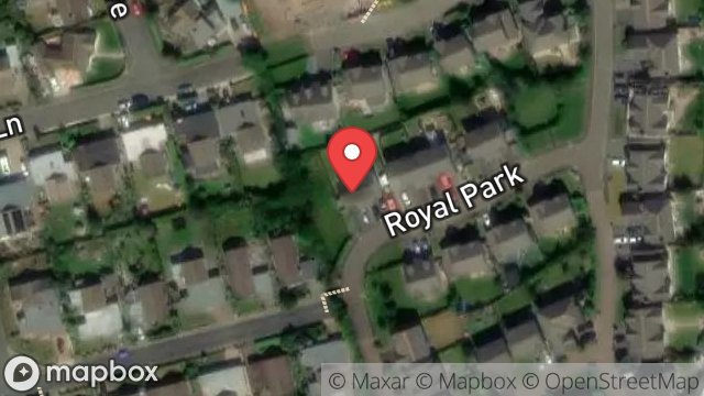 Map showing 17, ROYAL PARK, RAMSEY, ISLE OF MAN, IM8 3UF