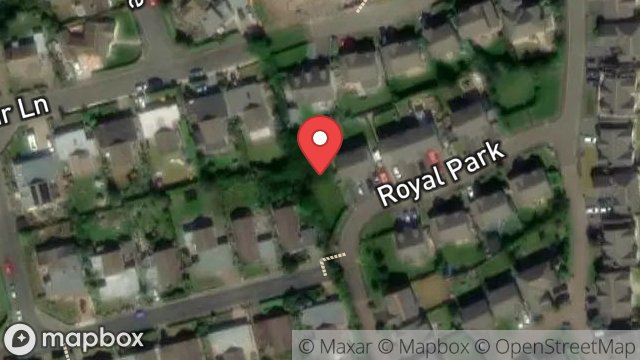 Map showing 17A, ROYAL PARK, RAMSEY, ISLE OF MAN, IM8 3UF