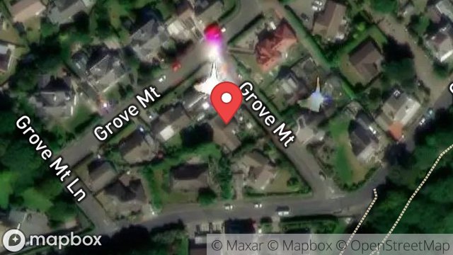 Map showing RAMSDALE, GROVE MOUNT, RAMSEY, ISLE OF MAN, IM8 3HG