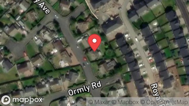 Map showing 19, ORMLY AVENUE, RAMSEY, ISLE OF MAN, IM8 3LF