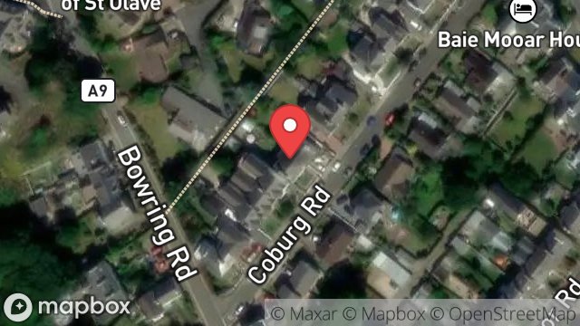 Map showing 2, COBURG ROAD, RAMSEY, ISLE OF MAN, IM8 3EH