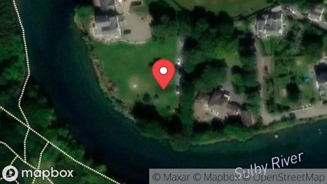 Map showing LAND ADJACENT TO, RIVER HOUSE, RIVERSIDE, RAMSEY, ISLE OF MAN, IM8 3DA