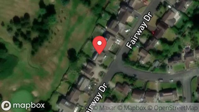 Map showing 33, FAIRWAY DRIVE, RAMSEY, ISLE OF MAN, IM8 2BD