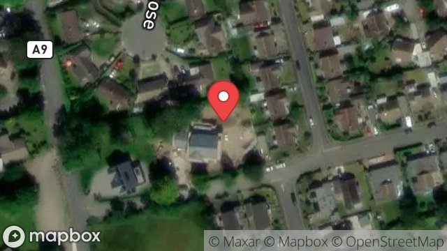 Map showing RHEAST MOAR HOUSE, ANDREAS ROAD, RAMSEY, ISLE OF MAN, IM8 3UA