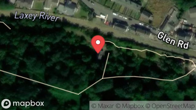 Map showing OLD TURBINE HOUSE, OLD LAXEY HILL, LAXEY, ISLE OF MAN, IM4 7AF