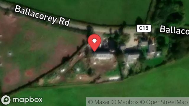 Map showing BALLACHRINK CROFT, BALLACOREY ROAD, BRIDE, ISLE OF MAN, IM7 4AW