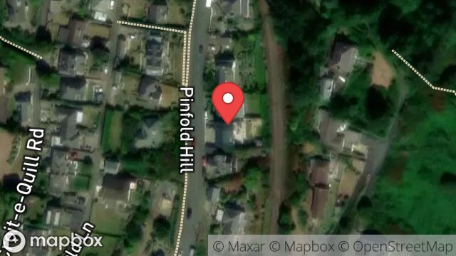 Map showing SPINDRIFT, PINFOLD HILL, LAXEY, ISLE OF MAN, IM4 7HN
