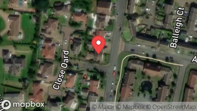 Map showing 40, CLIFTON DRIVE, RAMSEY, ISLE OF MAN, IM8 3NG