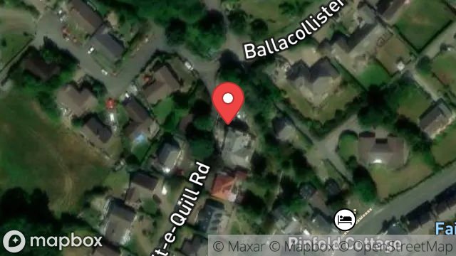 Map showing LAND ADJACENT TO, WESTDENE, CROIT E QUILL ROAD, LAXEY, ISLE OF MAN, IM4 7JJ