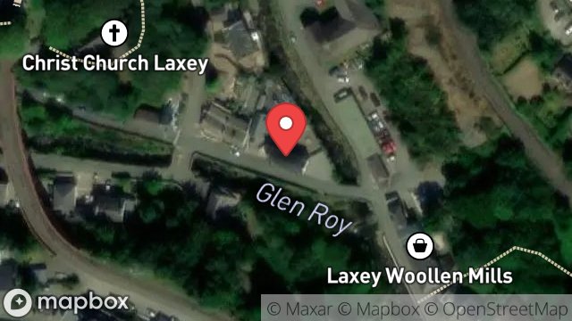 Map showing SALMON RIVER APARTMENTS, GLEN ROAD, LAXEY, ISLE OF MAN, IM4 7AR