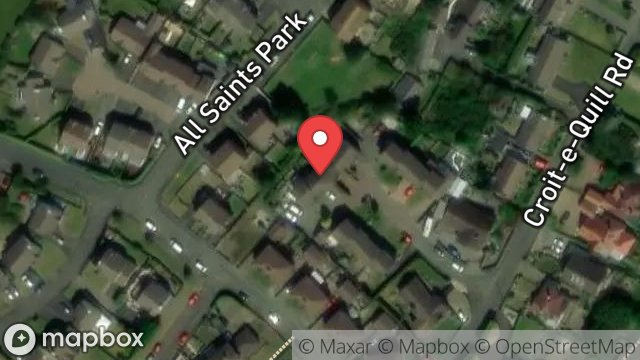 Map showing 7, CROIT-E-QUILL CLOSE, LAXEY, ISLE OF MAN, IM4 7JE