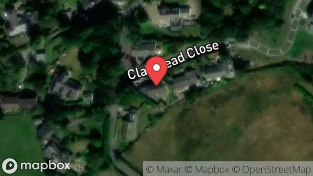 Map showing STONEYCROFT, CLAY HEAD CLOSE, BALDRINE, ISLE OF MAN, IM4 6DW