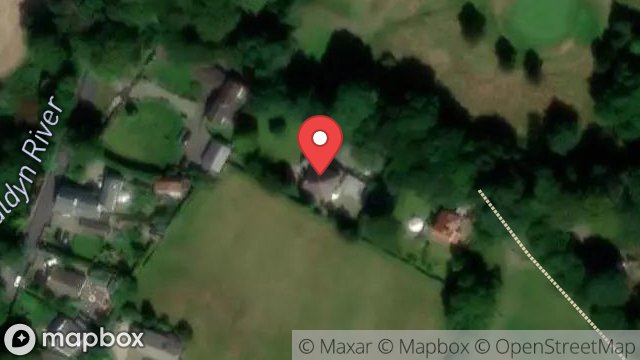 Map showing ST. BENEDICTS, GLEN AULDYN, RAMSEY, ISLE OF MAN, IM7 2AD