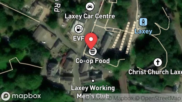 Map showing FLAT 2, WHITE HOUSE, 11, NEW ROAD, LAXEY, ISLE OF MAN, IM4 7BB