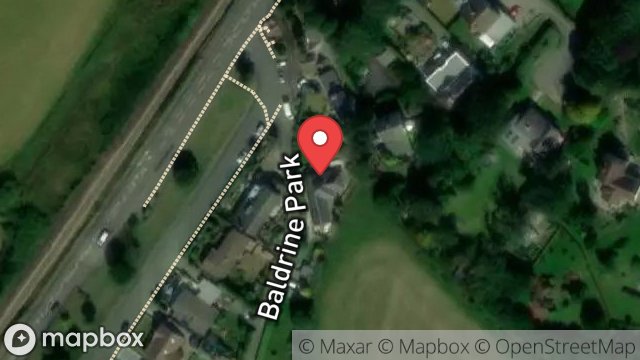 Map showing LINDEN LEA, OLD LONAN ROAD, BALDRINE, ISLE OF MAN, IM4 6DF