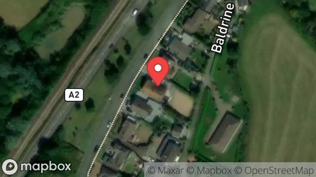 Map showing CRONKBANE, 5, BALDRINE PARK, BALDRINE, ISLE OF MAN, IM4 6DE
