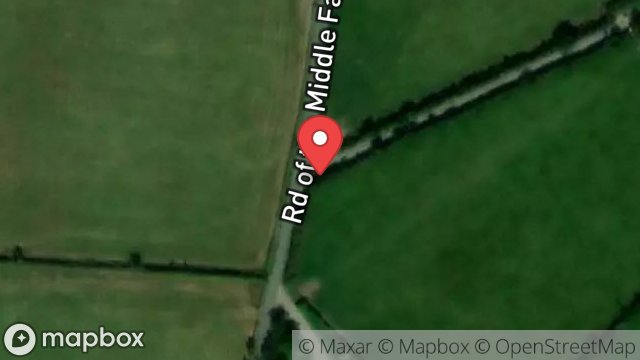 Map showing ENTRANCE TO FIELD 613057, LONAN OLD CHURCH ROAD, BALDRINE, ISLE OF MAN, IM4 6AJ