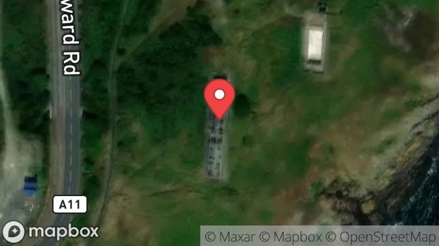 Map showing FORMER HOWSTRAKE HOLIDAY CAMP, KING EDWARD ROAD, ONCHAN, ISLE OF MAN, IM3 2JP