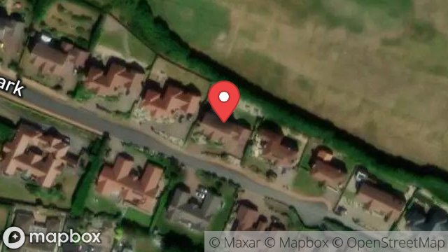 Map showing 19, MANOR PARK, ONCHAN, ISLE OF MAN, IM3 2EW