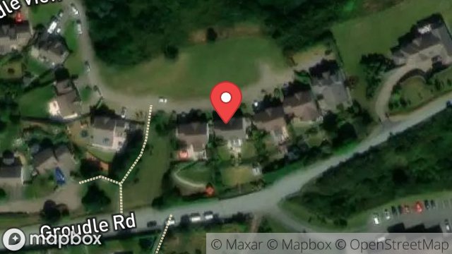 Map showing 24, GROUDLE VIEW, ONCHAN, ISLE OF MAN, IM3 2EY