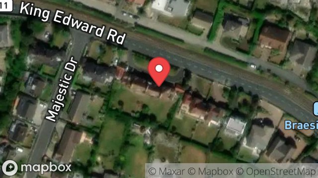 Map showing 60, KING EDWARD ROAD, ONCHAN, ISLE OF MAN, IM3 2AT
