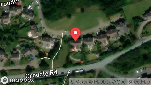 Map showing 22, GROUDLE VIEW, ONCHAN, ISLE OF MAN, IM3 2EY