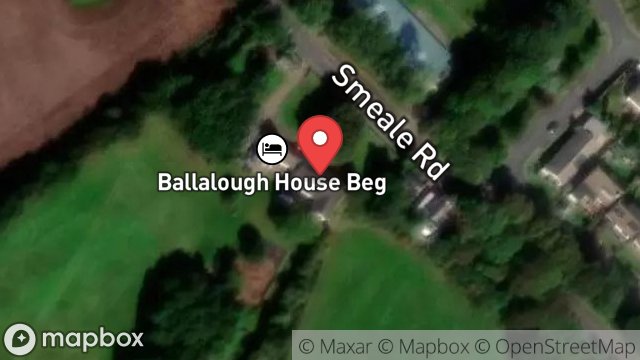 Map showing BALLALOUGH HOUSE, SMEALE ROAD, ANDREAS, ISLE OF MAN, IM7 4JA