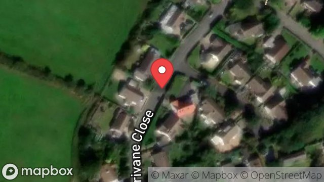 Map showing STREET RECORD, LARIVANE CLOSE, ANDREAS, ISLE OF MAN, IM7 4HD