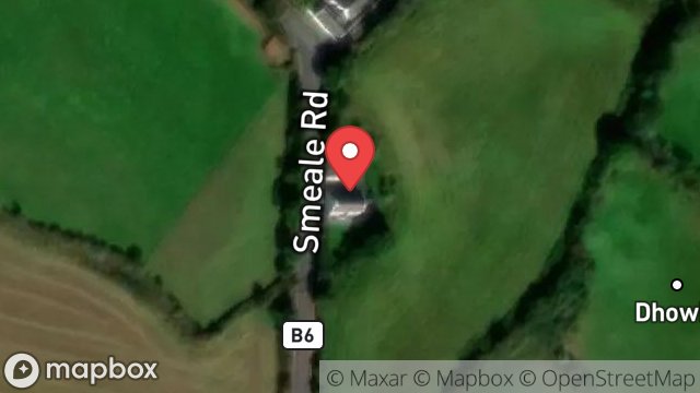 Map showing IVY COTTAGE (DHOWIN), SMEALE ROAD, ANDREAS, ISLE OF MAN, IM7 4JA