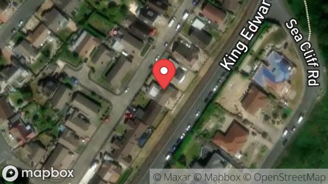 Map showing 20, KING EDWARD PARK, ONCHAN, ISLE OF MAN, IM3 2AB