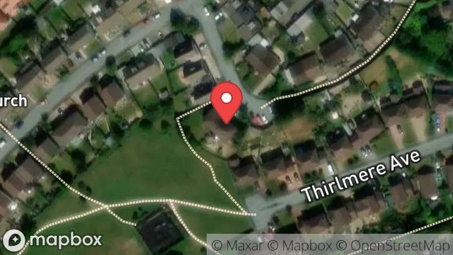 Map showing 10, LANGDALE CLOSE, ONCHAN, ISLE OF MAN, IM3 2DD