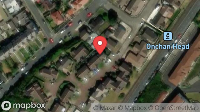 Map showing 17, KING EDWARD CLOSE, ONCHAN, ISLE OF MAN, IM3 2AG