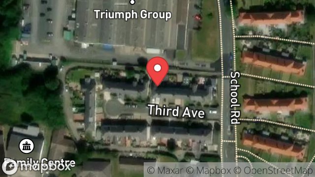 Map showing 16, THIRD AVENUE, ONCHAN, ISLE OF MAN, IM3 4NA