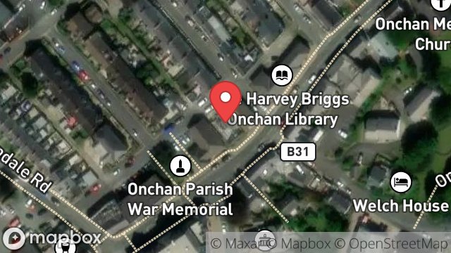 Map showing WORKSHOP, ELM TREE ROAD, ONCHAN, ISLE OF MAN, IM3 4EF
