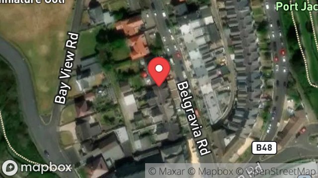 Map showing 13, BELGRAVIA ROAD, ONCHAN, ISLE OF MAN, IM3 1HN