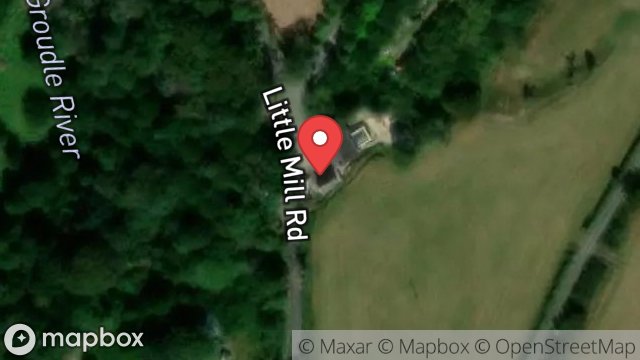 Map showing LITTLE MILL GARAGE, LITTLE MILL ROAD, ONCHAN, ISLE OF MAN, IM4 5BD