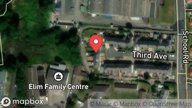 Map showing 33, THIRD AVENUE, ONCHAN, ISLE OF MAN, IM3 4LZ