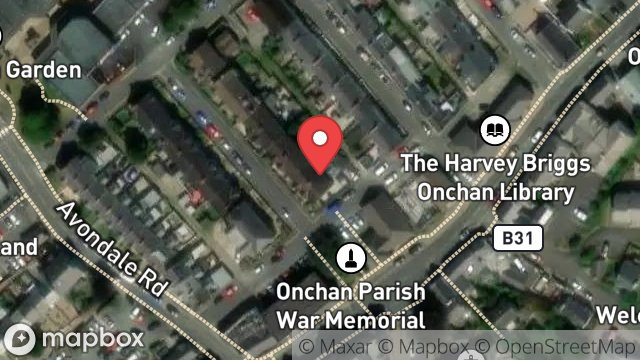 Map showing 2, ELM DRIVE, ONCHAN, ISLE OF MAN, IM3 4EQ