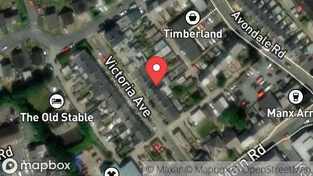 Map showing 10, VICTORIA AVENUE, ONCHAN, ISLE OF MAN, IM3 1BD