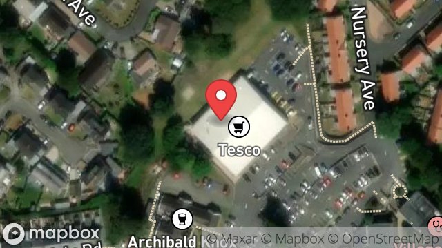 Map showing SHOPRITE LTD, VILLAGE WALK, ONCHAN, ISLE OF MAN, IM3 4EA