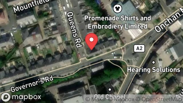 Map showing 49, GOVERNORS ROAD, ONCHAN, ISLE OF MAN, IM3 1AZ
